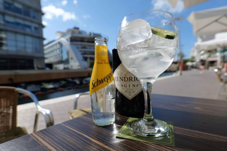 Hendrix gin and tonic