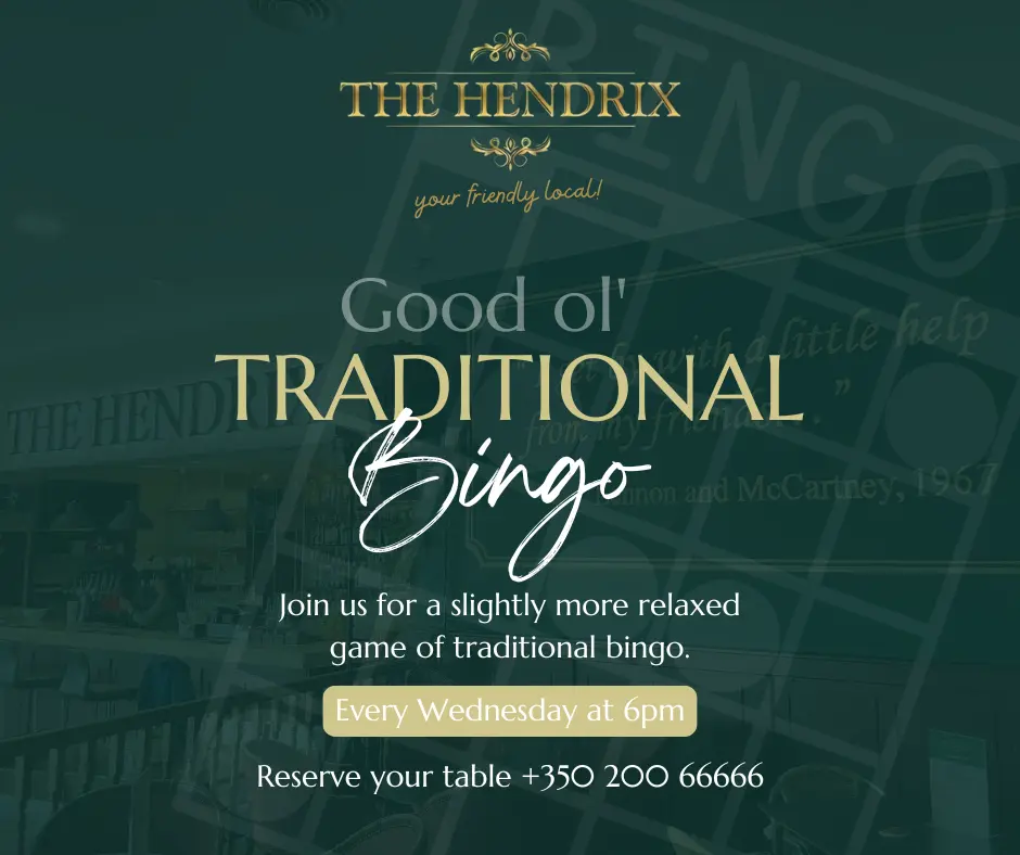 Social Media Advert: Traditional bingo